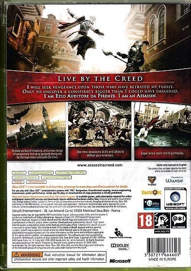 Assassin\'s Creed II - XBOX 360 (B Grade) (Genbrug)